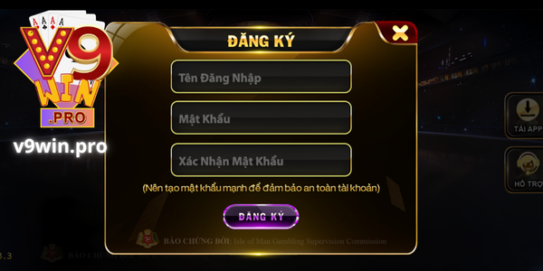 Đăng ký V9Win