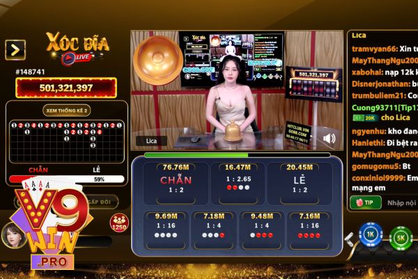 Chơi trực tiếp cùng Dealer xinh đẹp